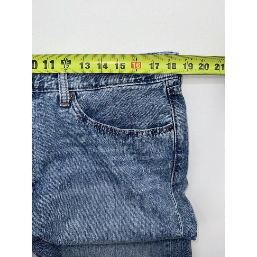Levi's 505 Mens Jeans 36x32 Medium Wash Blue Regular Fit Straight Leg Denim - Picture 4 of 11
